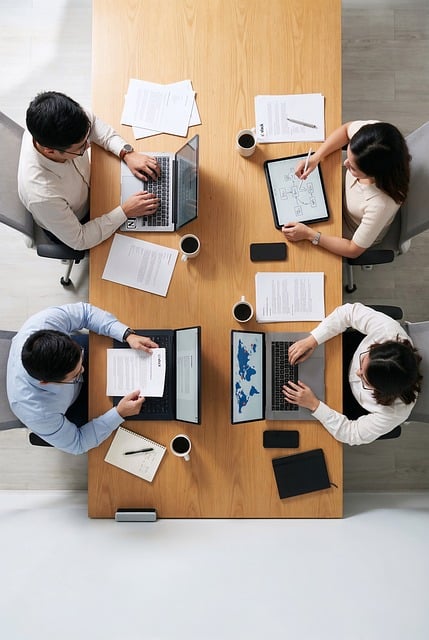 business growth chart analytics dashboard agency strategy meeting